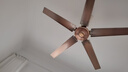 鉆石牌（DIAMOND） 吊扇家用電風(fēng)扇客廳餐廳復古吊風(fēng)扇56吋1.4米樓頂扇工業(yè)大風(fēng)力吸頂電風(fēng)扇 56寸復古銅色五葉吊扇王100W（銅線(xiàn)） 曬單實(shí)拍圖