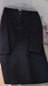 麥檬MM麥檬男裝秋冬寬松毛呢外套大衣黑色9CA170081 黑色 S 曬單實(shí)拍圖