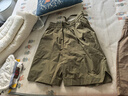 啄木鳥(niǎo)夏季男士速干透氣五分褲打孔休閑百搭簡(jiǎn)約刺繡短褲 25533卡其綠色 L 約125-140斤 曬單實(shí)拍圖