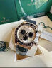 勞力士王子男士手表瑞士正品迪通拿系列全自動(dòng)機械表熊貓迪男表進(jìn)口潛水表 膠帶 間金金面 40mm 曬單實(shí)拍圖