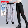 鴨鴨（YAYA）外穿加厚羽絨褲女秋冬款寬松加絨防風(fēng)保暖休閑棉褲時(shí)尚百搭長(cháng)褲 曬單實(shí)拍圖