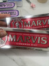 瑪爾斯marvis肉桂薄荷牙膏85ml 意大利進(jìn)口瑪爾仕牙膏緩解敏感牙齦出血 曬單實(shí)拍圖