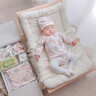 愛(ài)貝迪拉（AIBEDILA）新生嬰兒見(jiàn)面禮盒秋冬套裝高檔送禮必備實(shí)用品寶寶出生禮物衣服 【低敏洋甘菊】塔瓦娜天鵝-10件套 66cm 【適合3-6個(gè)月】-百日禮 曬單實(shí)拍圖