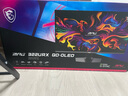 微星【國家補貼15%】26.5英寸/31.5英寸4K 240Hz QDOLED顯示器 游戲電競電腦顯示屏 0.03ms GTG 流光黑丨MPG 322URX QD-OLED 曬單實(shí)拍圖