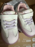 卡特兔兒童板鞋女童4-7歲閃燈童鞋2025秋新幼兒園小白鞋男童寶寶滑板鞋 白粉蝴蝶 26 內長(cháng)約17.0cm腳長(cháng)約15.5-16.1 曬單實(shí)拍圖