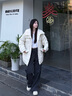 ONLY2025冬季新款90白鴨絨工裝風(fēng)收腰設計寬松羽絨服女|125423005 A06太古白色 XS 曬單實(shí)拍圖