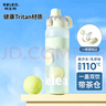物生物（RELEA）運動(dòng)水杯大容量學(xué)生水壺tritan塑料杯戶(hù)外健身吸管杯子生日禮物 曬單實(shí)拍圖