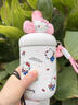 Hello Kitty吸管保溫杯女款高顏值禮物水杯女316不銹鋼2025新款可愛(ài)學(xué)生杯子 H-hellikitty560ml（禮盒裝） 曬單實(shí)拍圖