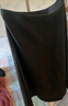 優(yōu)衣庫女裝絨面針織喇叭中裙/半身裙裙子481434 08 深灰色 S /155/64A 曬單實(shí)拍圖