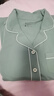 十月結晶月子服春秋【極簡(jiǎn)主義】棉產(chǎn)后孕婦睡衣哺乳家居服套裝 雅綠 L碼 曬單實(shí)拍圖