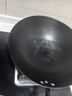 夏老大鑄鐵炒鍋32cm生鐵鍋無涂層不易生銹燃?xì)庠钔ㄓ脠A底炒菜鍋廚房好物 曬單實(shí)拍圖