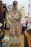 聽(tīng)月小筑【粉黛裁春】原創(chuàng  )女春夏印花仿清漢古裝國風(fēng)新中式非漢服 粉色 現貨 均碼 曬單實(shí)拍圖