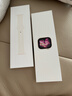 Apple/蘋(píng)果 Watch S11 智能手表GPS款46毫米玫瑰金色鋁金屬表殼淡桃粉色運動(dòng)型表帶S/M MEVT4CH/B 曬單實(shí)拍圖