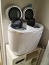 美的（Midea）分區洗波輪迷你洗衣機 MNBB10VH70E 內衣洗衣機小型嬰兒懶人洗衣機 雙子座 同洗同脫 國家補貼 曬單實(shí)拍圖