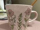 炊大皇馬克杯炻瓷陶瓷水杯子女生高顏值情侶杯禮物茶杯350ml（櫻花粉） 曬單實拍圖