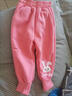 迪士尼（Disney）女童加絨褲子新款寶寶加厚休閑褲兒童薄絨保暖運動(dòng)褲潮 兔子02粉-加絨保暖【奧粒絨】 110 建議身高100-110厘米 曬單實(shí)拍圖