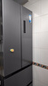 美的（Midea）417法式多門(mén)四開(kāi)門(mén)60cm超薄零嵌入式雙變頻小戶(hù)型無(wú)霜家用電冰箱 MR-417WFPE 流蘇銀 國家補貼20% 曬單實(shí)拍圖