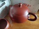 藏壺天下宜興紫砂壺名家純全手工原礦大紅袍西施壺家用功夫茶具泡茶壺套裝 1壺2杯套裝 210ml 曬單實(shí)拍圖