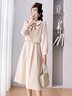 妍莉芬（yanlifen）法式氣質(zhì)連衣裙兩件套衣服女裝秋季2025年新款韓版小香風(fēng)套裝裙子 杏色 時(shí)尚套裝 M 曬單實(shí)拍圖