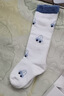貝比嬰兒長筒襪子春秋季100%純棉襪新生兒過膝襪寶寶長襪6-12月 曬單實拍圖