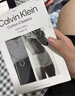 Calvin Klein內衣男士三條裝ck提花腰邊低腰棉質(zhì)貼身防夾臀四角褲平角內褲男 U2664998-太空黑/月光白/椰青灰 3條 L 曬單實(shí)拍圖