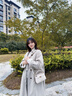 CinvaiKrose【葉一茜同款】凱莉包包女款2025年手提包女包單肩斜挎包生日禮物 奶油白【送女友老婆女生禮物走心】 曬單實(shí)拍圖