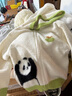 ibaby兒童連帽外套秋冬男女童半邊絨開(kāi)衫寶寶上衣 曬單實(shí)拍圖