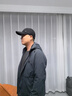 XINBUCKS秋冬男士鴨舌帽加大頭圍保暖中老年護耳帽子加絨加厚爸爸老頭帽子 黑色 均碼 適合55-62CM 曬單實(shí)拍圖