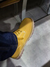 卡特（CAT）男女情侶工裝鞋辣妹大黃靴厚底馬丁靴男戶(hù)外潮鞋鋼頭棉鞋 黃色 正常皮鞋碼 42 曬單實(shí)拍圖