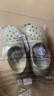 CROCS檀健次同款經(jīng)典泡芙洞洞鞋|207521 骨白色-2Y2 37/38(230mm) 曬單實(shí)拍圖