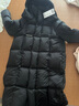 高梵黑金鵝絨服女王5.0羽絨服女2025年冬季六格長(cháng)款高端極寒加厚外套 黑色 M  120-130斤 飛天鵝絨304g 曬單實(shí)拍圖