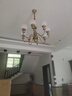 格諾瑞美式全銅吊燈客廳燈中古餐廳燈奶油風(fēng)餐廳現代簡(jiǎn)約中古風(fēng)復古燈 8頭全銅燈（直徑85cm高45cm） 曬單實(shí)拍圖