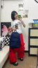 jansport杰斯伯雙肩包男女大容量電腦背包高中初中大學(xué)生書(shū)包旅行 藏青色+隔層+側袋 曬單實(shí)拍圖