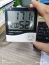 德力西電氣（DELIXI ELECTRIC）溫度計濕度計室內(nèi)濕溫度計鬧鐘電子臺式大棚溫濕度計高精度HTC-1 曬單實拍圖