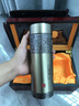帝言中秋節禮品實(shí)用 高檔銀杯子999純銀水杯足銀內膽保溫杯銀茶杯男女 銅色【足銀內膽+鑒定證書(shū)】 999足銀杯+容量350ml+不銹鋼濾網(wǎng) 曬單實(shí)拍圖