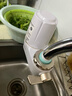 美的（Midea）凈水器水龍頭過(guò)濾器家用自來(lái)水過(guò)濾器凈水器直飲廚房衛生間通用除余氯除水垢雙出水可清洗濾芯 微氣泡一機2芯【12級去除農殘】 曬單實(shí)拍圖