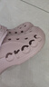 卡駱馳（CROCS）洞洞鞋貝雅男鞋女鞋輕便耐磨一腳蹬拖鞋休閑鞋|10126 礦石粉-6TY 36 /37(220mm) 曬單實(shí)拍圖