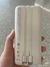 倍思【國標3C認證可上飛機】充電寶20000毫安自帶線(xiàn)22.5W快充適用于蘋(píng)果小米華為手機移動(dòng)電源 藍 曬單實(shí)拍圖