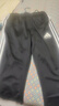 阿迪達斯 （adidas）三條紋側標休閑運動(dòng)男女秋季直筒長(cháng)褲 黑白 2XL 曬單實(shí)拍圖