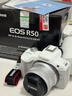 佳能（Canon）EOS R50 微單半畫(huà)幅相機 r50小巧便攜 Vlog拍攝直播相機 4K短視頻  學(xué)生微單相機 R50白色 RF-S18-45套機 官方標配【無(wú)必備配件攝影大禮包~推薦購買(mǎi)套餐】 曬單實(shí)拍圖