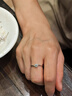 I DO專(zhuān)柜正品l DO1克拉鉆戒Pt950鉑金雪花扭臂求婚結婚訂婚鉆石戒指女 50分 顏色D色/凈度VVS/切工3EX 14號 曬單實(shí)拍圖