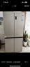 海爾（Haier）小紅花套系418升594mm專(zhuān)業(yè)超薄零嵌十字T型家用電冰箱一級能效BCD-418WGHTDB9S9U1家電國家補貼20% 曬單實(shí)拍圖