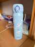 膳魔師（THERMOS）保溫杯500ml男女士?jì)和又星飮鴳c節禮物JNL-505大耳狗藍色 曬單實(shí)拍圖
