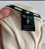 斯凱奇（Skechers）2025秋季新款舒適寬松休閑上衣時(shí)尚針織長(cháng)袖T恤 象牙白色/001J L 曬單實(shí)拍圖