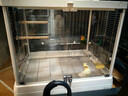 達洋直營(yíng) 新款全景玻璃高透明鳥(niǎo)籠子別墅家用大號豪華鸚鵡籠B6047 新品氧生代3.0—B6047SS白 玻璃鳥(niǎo)籠 曬單實(shí)拍圖
