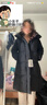 坦博爾羽絨服女士反季長款鵝絨時尚泡芙冬季高領(lǐng)連帽外套 曬單實(shí)拍圖