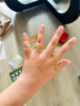 CRD克徠帝足金999黃金項鏈男女同款素鏈扁平側身鏈實(shí)心送節日禮物 6.8g 18#[45cm] 曬單實(shí)拍圖
