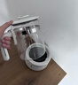 摩飛電器（Morphyrichards）恒溫水壺全玻璃養生壺家用燒水壺多段控溫電熱水壺極速風(fēng)冷沖奶泡奶機MR5602 1.2L 椰奶白 曬單實(shí)拍圖