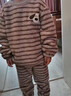 富羅迷（follow me）男孩秋冬款兒童睡衣加厚睡衣男童冬季2025家居服套裝 綠色 小狗 均碼 90碼 建議身高80-89左右 曬單實(shí)拍圖