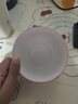 釉下彩可愛(ài)卡通碗碟套裝家用高顏值陶瓷碗筷盤(pán)餐具 2碗2勺 4件套 曬單實(shí)拍圖
